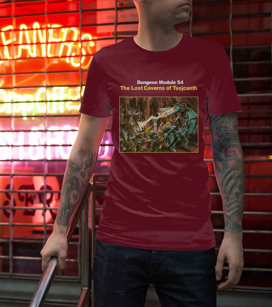 Dungeon Module S4 The Lost Caverns Of Tsojcanth T-Shirt
