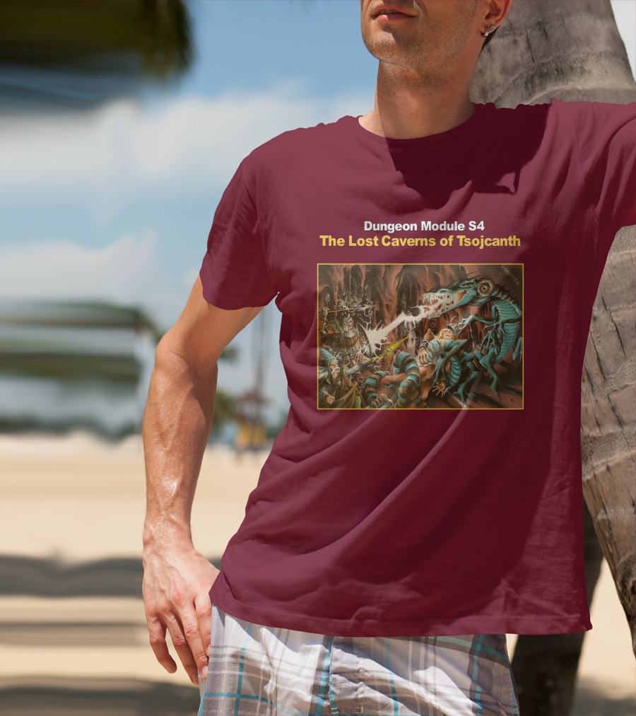 Dungeon Module S4 The Lost Caverns Of Tsojcanth T-Shirt