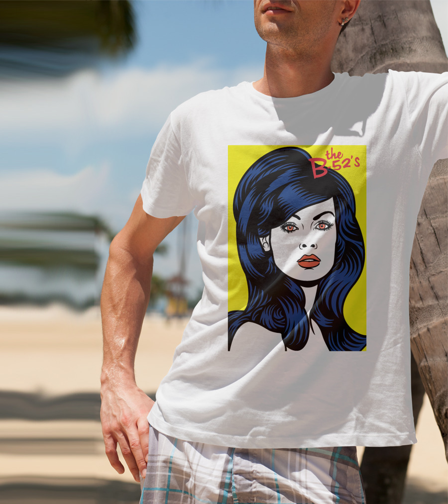 The B-52's Bold Pop Art Woman T-Shirt