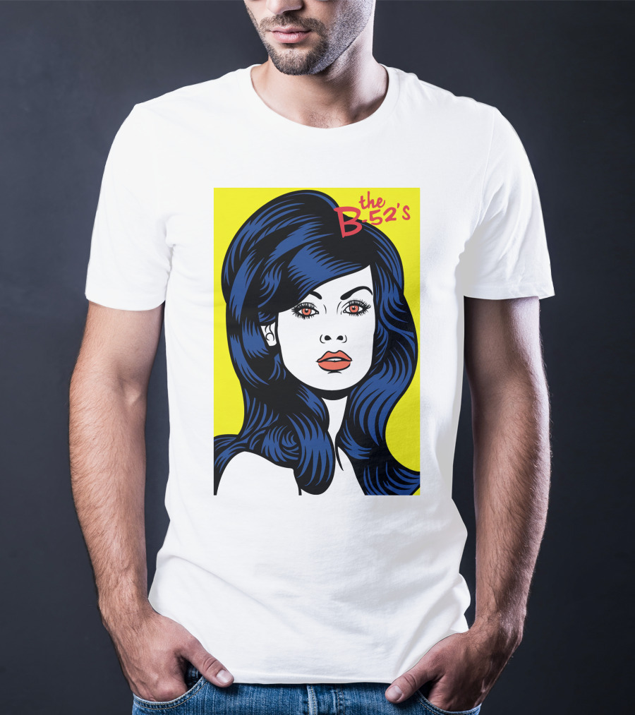 The B-52's Bold Pop Art Woman T-Shirt