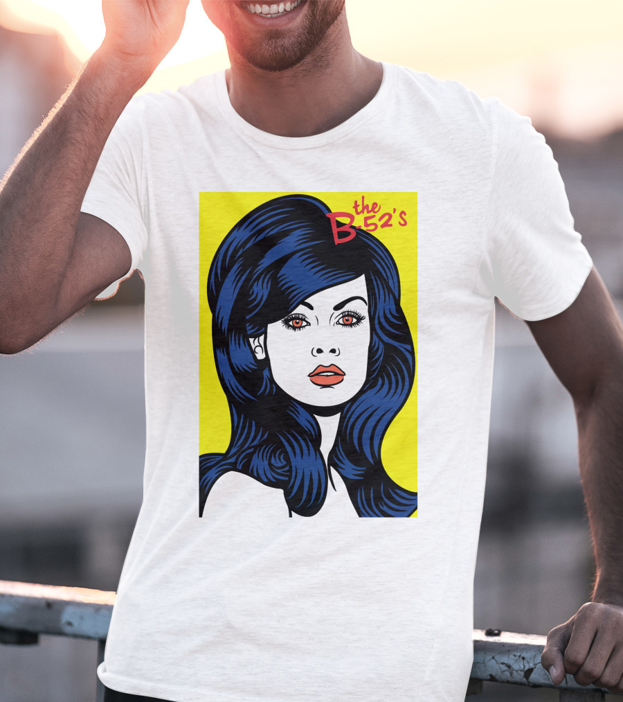 The B-52's Bold Pop Art Woman T-Shirt