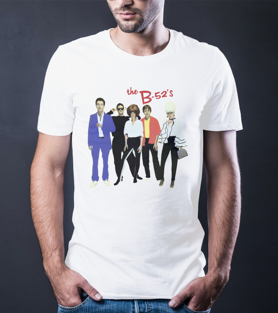 The B-52's Album Cover Band Members In Iconic Attire T-Shirt