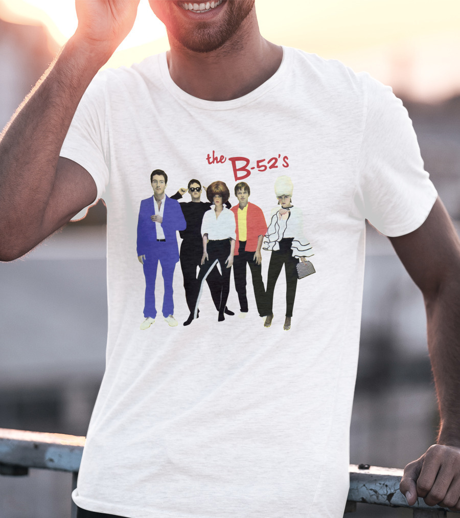 The B-52's Album Cover Band Members In Iconic Attire T-Shirt