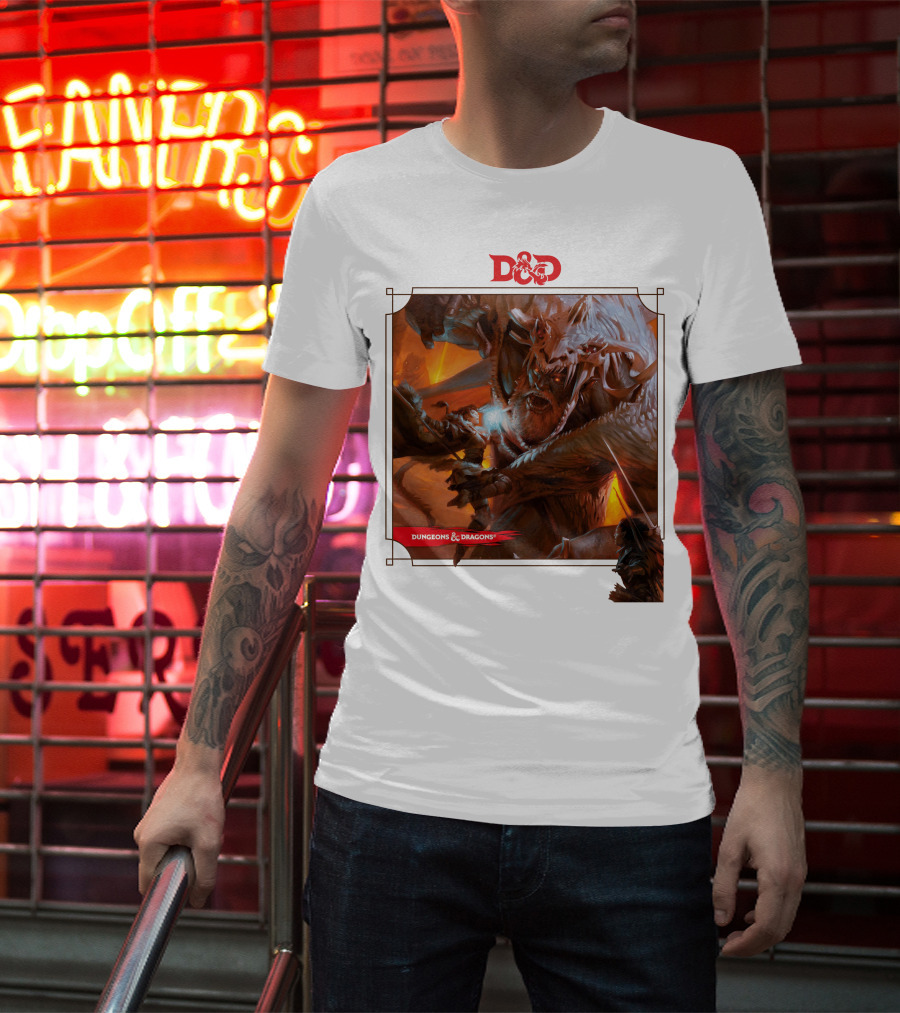 Dungeons And Dragons Epic Battle Scene DnD T-Shirt
