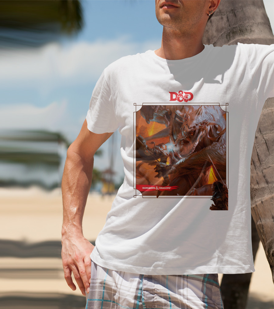 Dungeons And Dragons Epic Battle Scene DnD T-Shirt