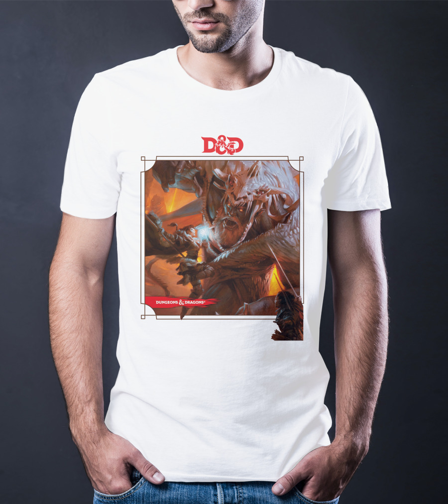 Dungeons And Dragons Epic Battle Scene DnD T-Shirt