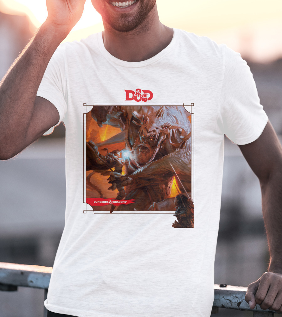 Dungeons And Dragons Epic Battle Scene DnD T-Shirt