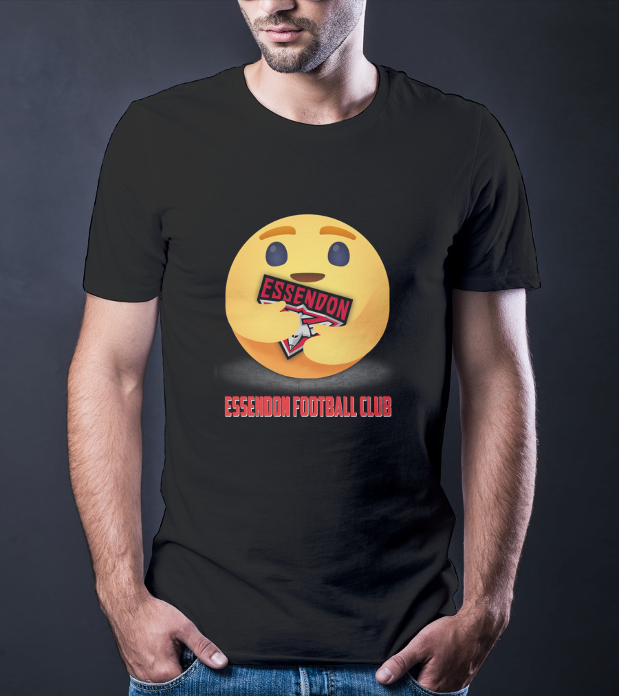 Essendon Football Club Emoji Holding T-Shirt