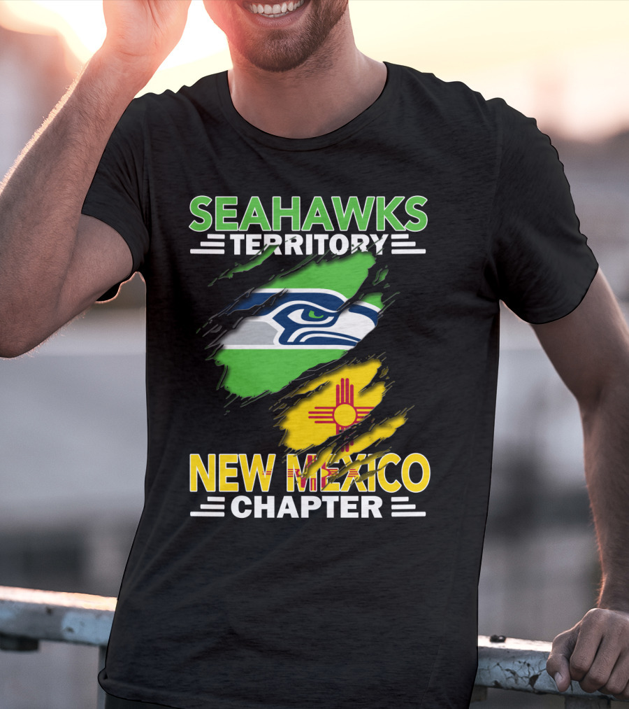 Seahawks Territory New Mexico Chapter Flag T-Shirt