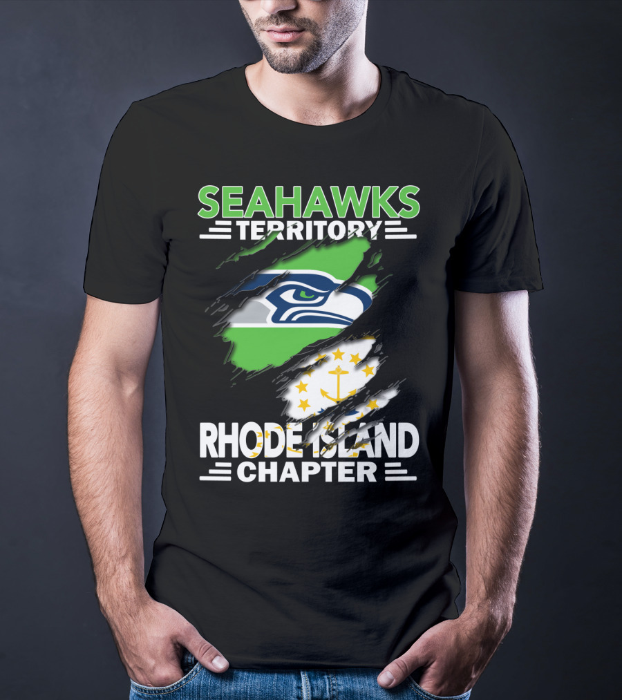 Seahawks Territory Rhode Island Chapter Supporter's Pride T-Shirt