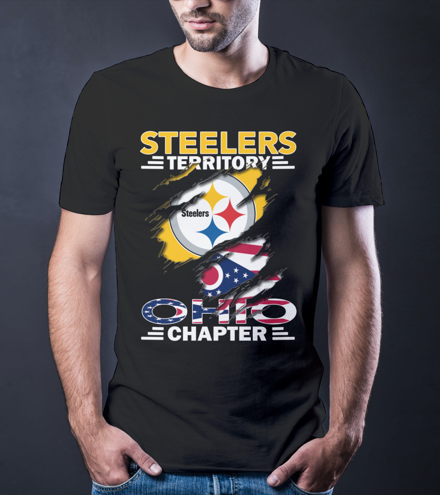 Steelers Territory Ohio Chapter Flag T-Shirt