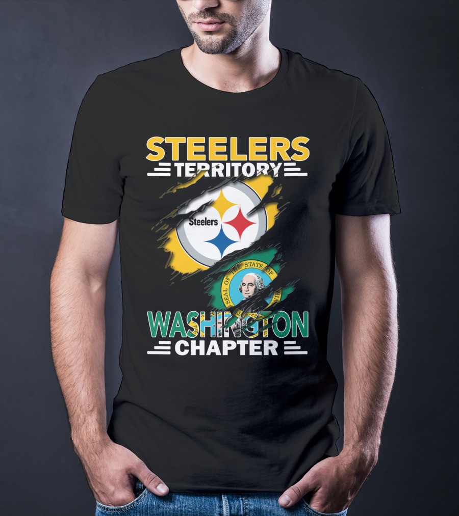 Steelers Territory Washington Chapter Seal T-Shirt