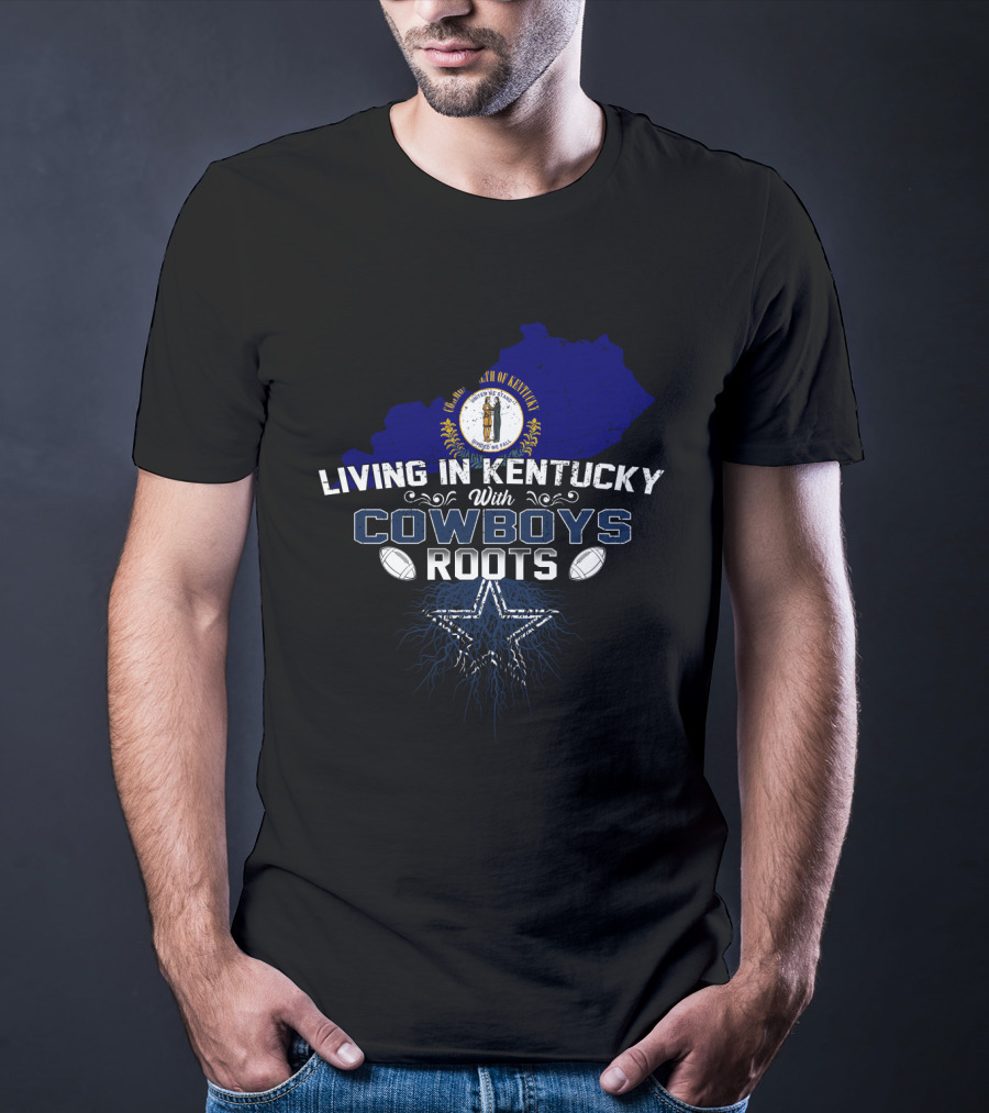 Kentucky Pride Dallas Cowboys Heritage Football T-Shirt