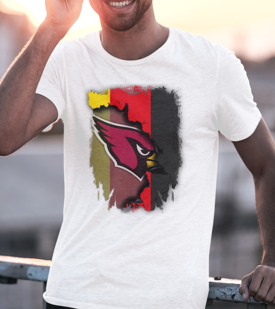 Germany Flag Colors With Cardinals T-Shirt