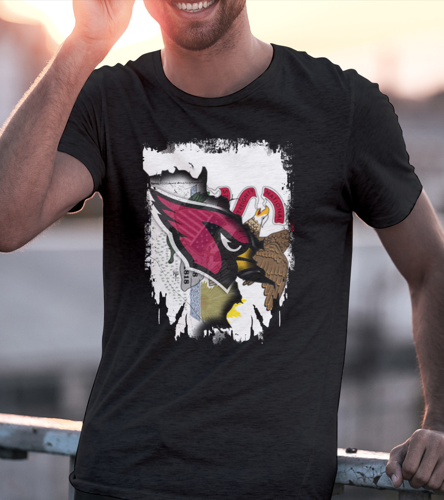 Illinois Pride With Fierce Cardinals Unity T-Shirt