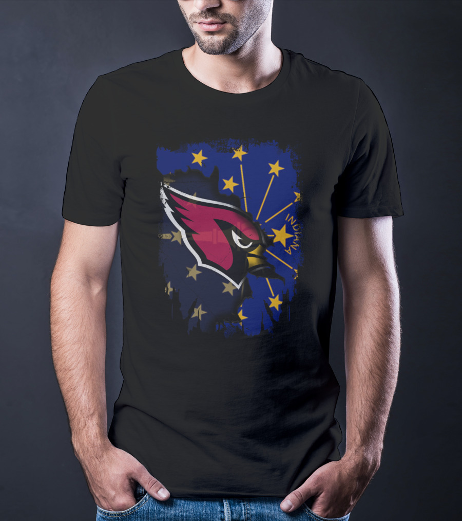 Indianapolis Cardinals Together Indiana State Pride T-Shirt