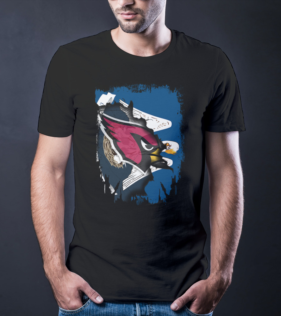 Louisiana Unity With Cardinal And Eagle T-Shirt