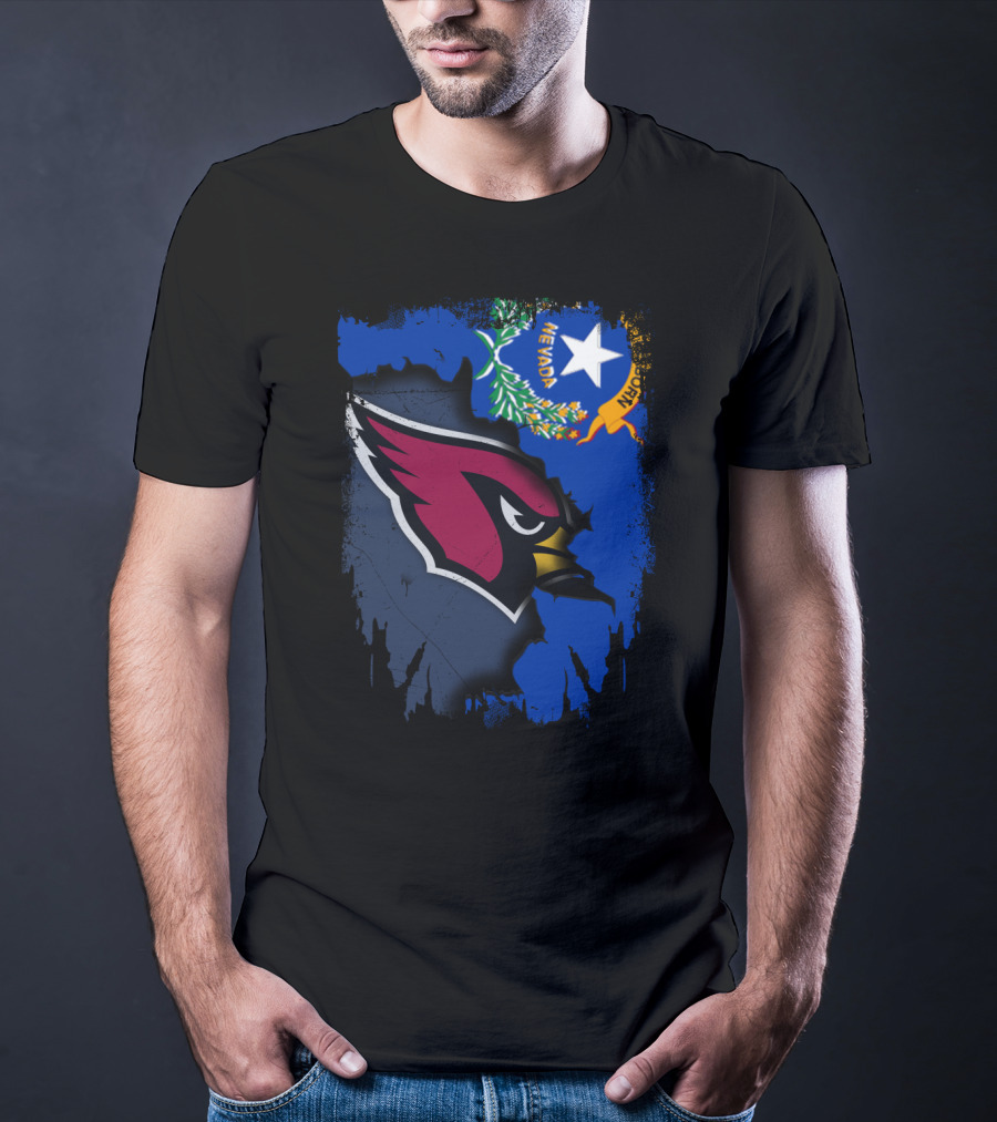 Nevada State With Cardinals Bird T-Shirt