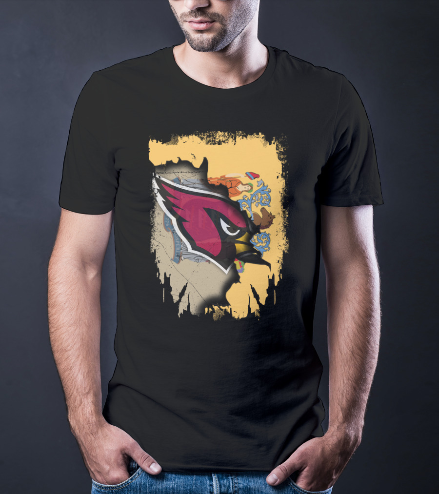 Together New Jersey State With Cardinals T-Shirt