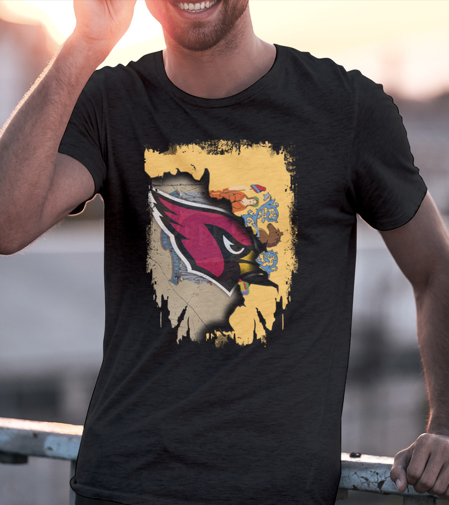 Together New Jersey State With Cardinals T-Shirt