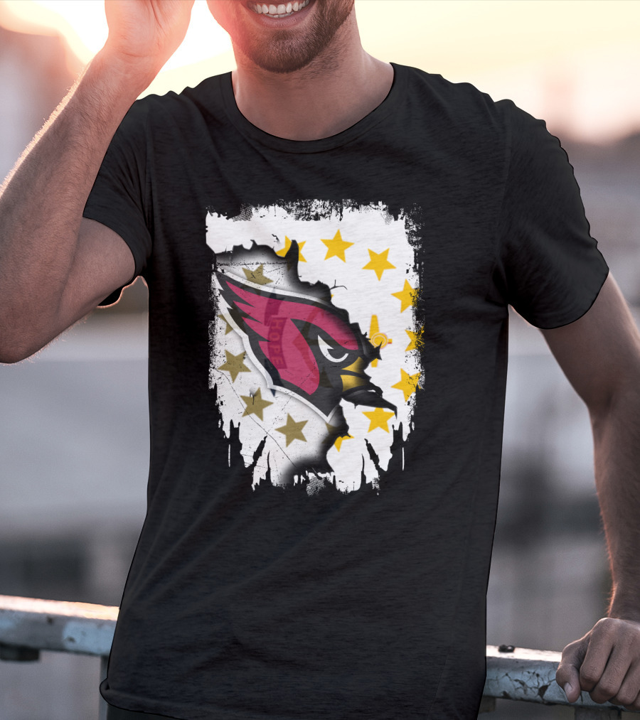 Rhode Island Together With Cardinal And Stars T-Shirt