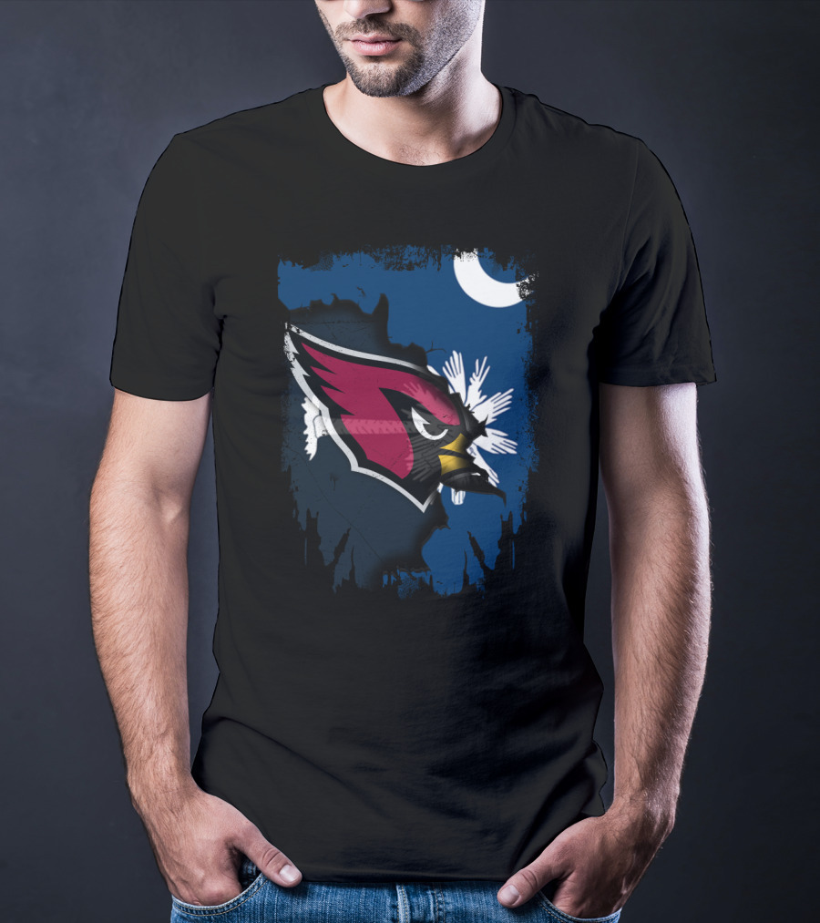 Together South Carolina Cardinals Iconic Crescent Palmetto T-Shirt