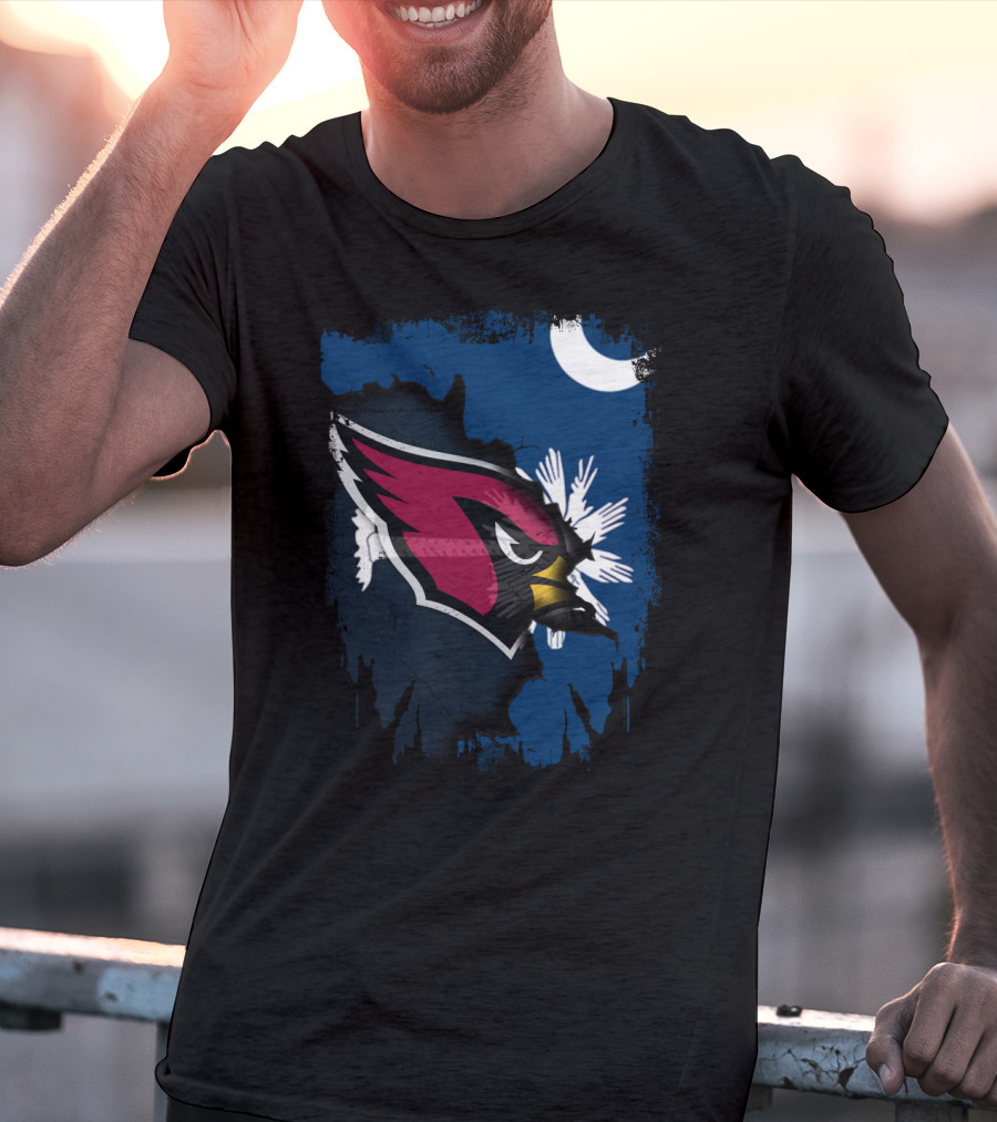 Together South Carolina Cardinals Iconic Crescent Palmetto T-Shirt