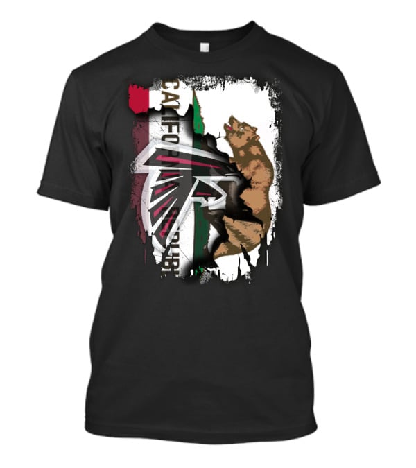 California Strong Pride Iconic Falcons Bear T-Shirt