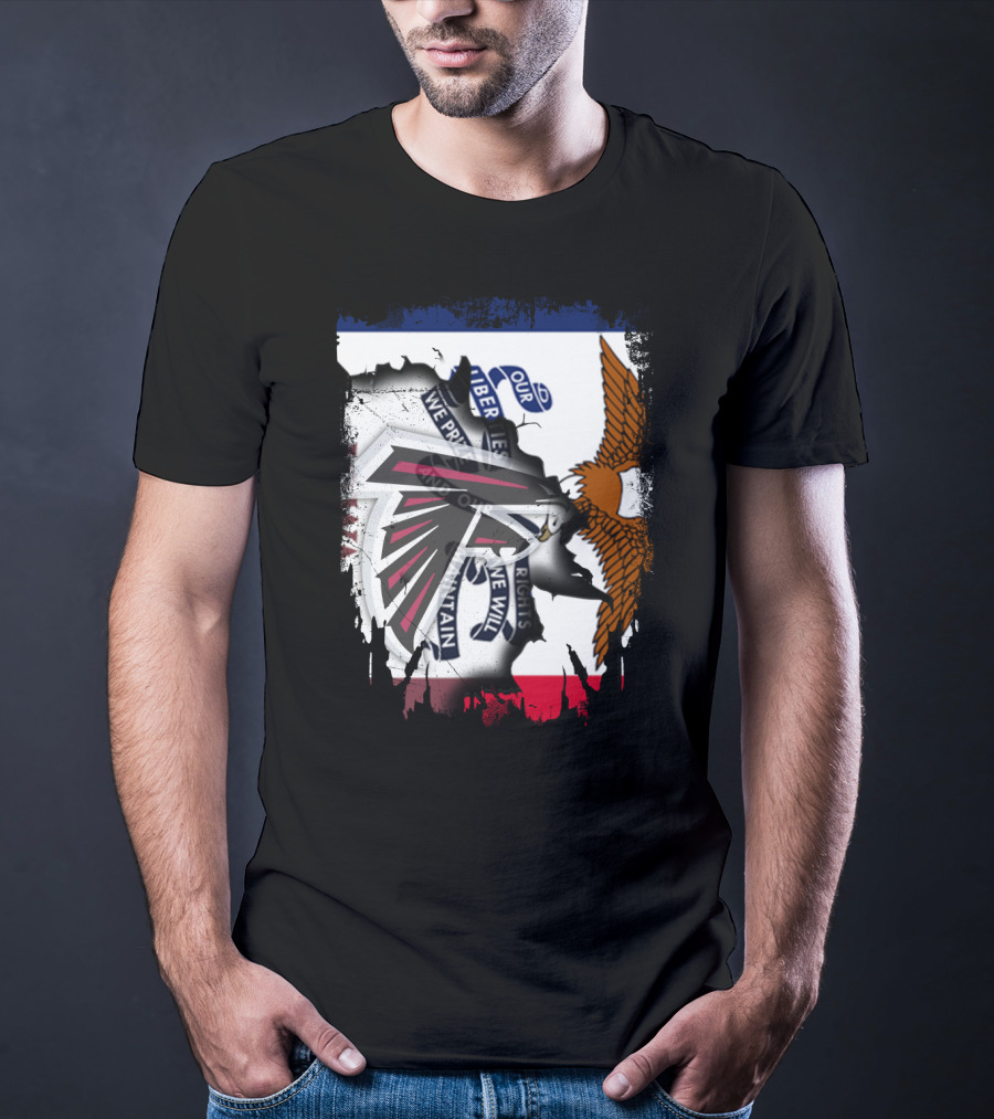Together Iowa Proudly Featuring Falcons And State Seal Elements T-Shirt