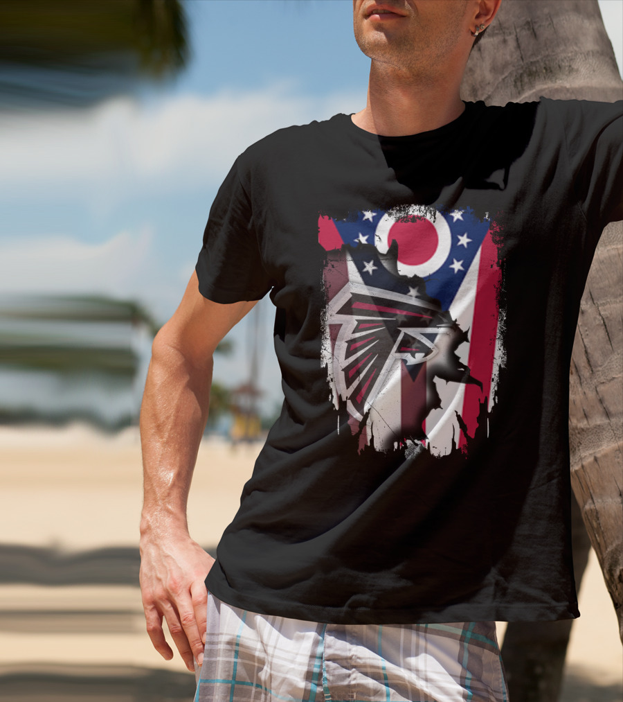 Together Ohio Falcons Flag Collaboration T-Shirt