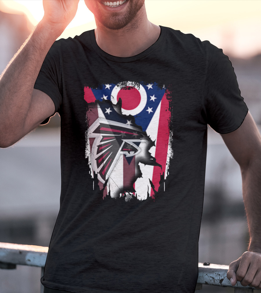 Together Ohio Falcons Flag Collaboration T-Shirt