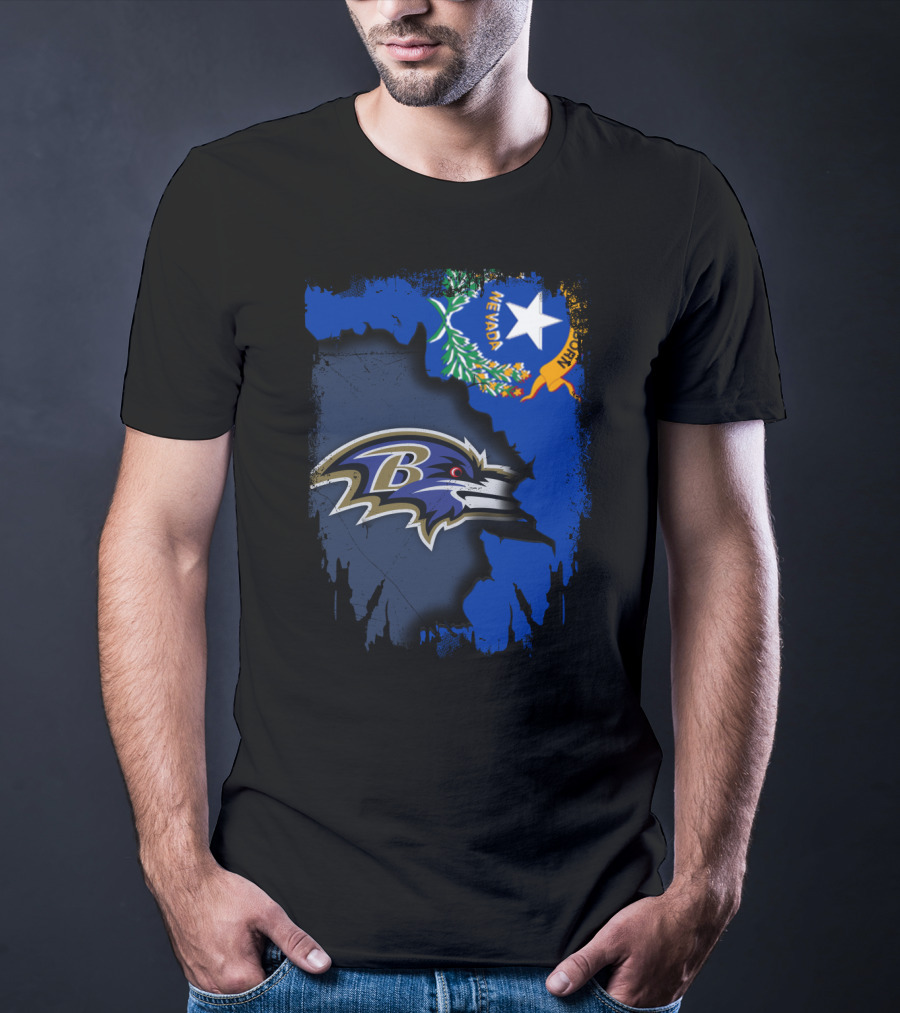 Nevada Pride Meets Ravens Spirit T-Shirt