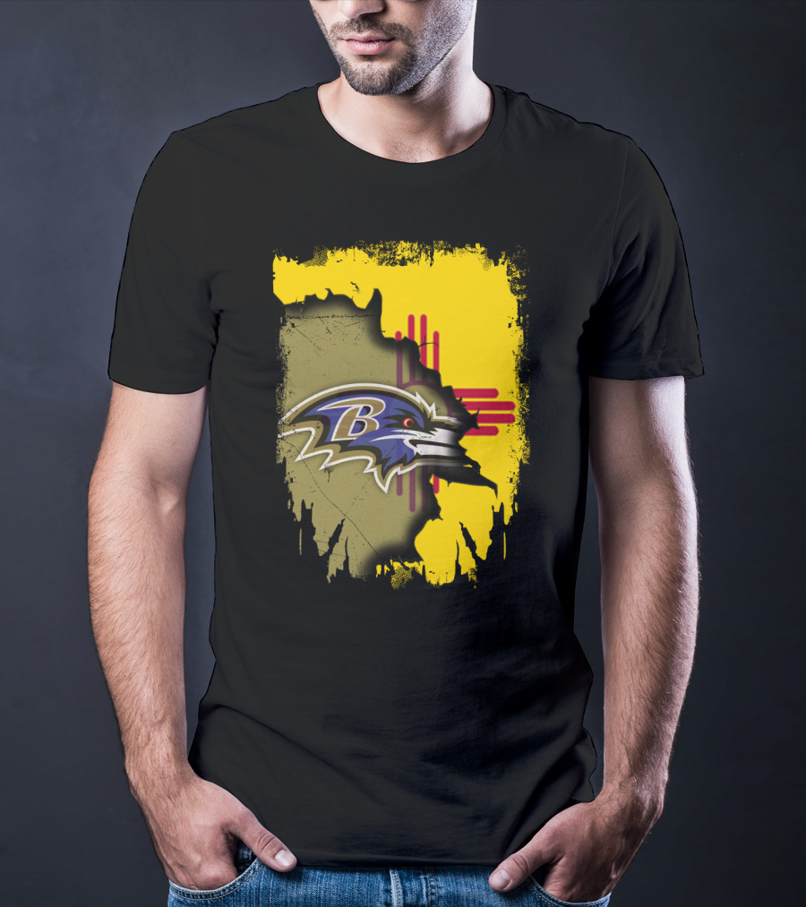 Together New Mexico Baltimore Ravens Zia T-Shirt