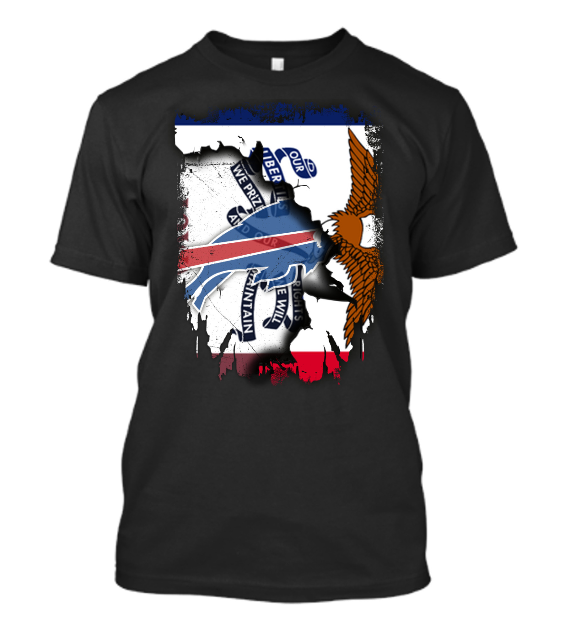 Together Iowa Our Liberties We Prize Buffalo T-Shirt