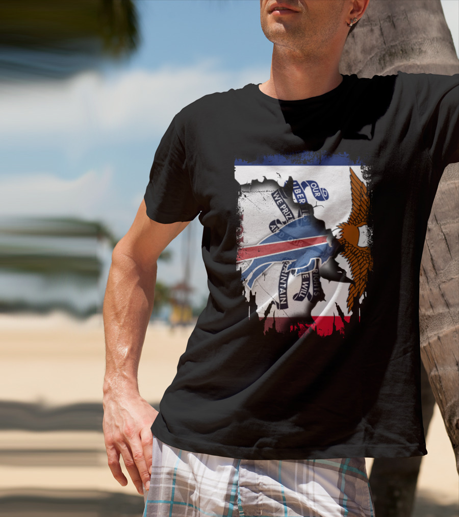 Together Iowa Our Liberties We Prize Buffalo T-Shirt
