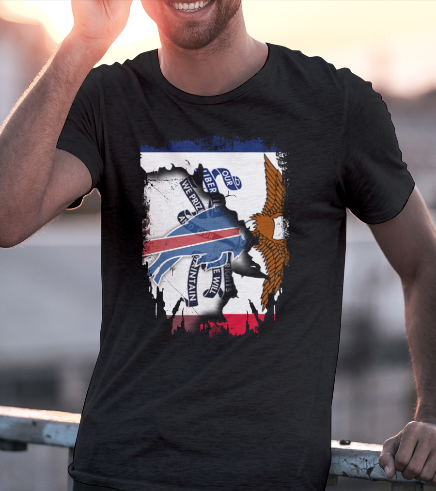 Together Iowa Our Liberties We Prize Buffalo T-Shirt
