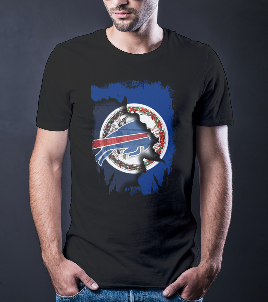 Virginia Buffalo Bills State Pride Fusion T-Shirt
