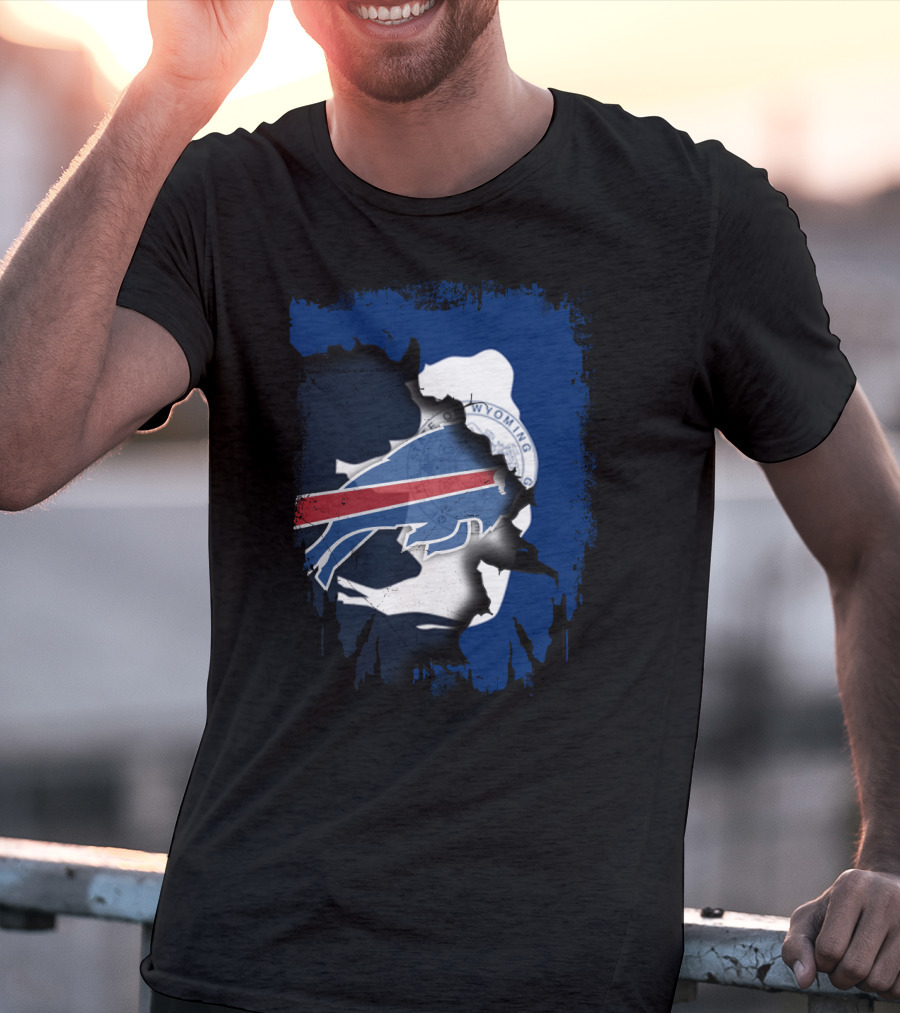 Buffalo Bills And Wyoming State Unity T-Shirt