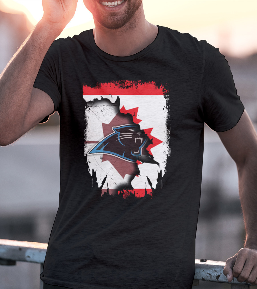 Together Canada With Carolina Panthers T-Shirt
