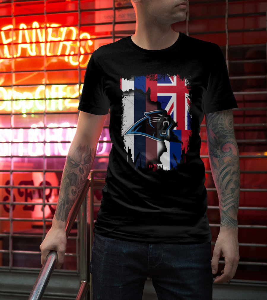 Together Hawaii Panthers Union Flag Fusion T-Shirt