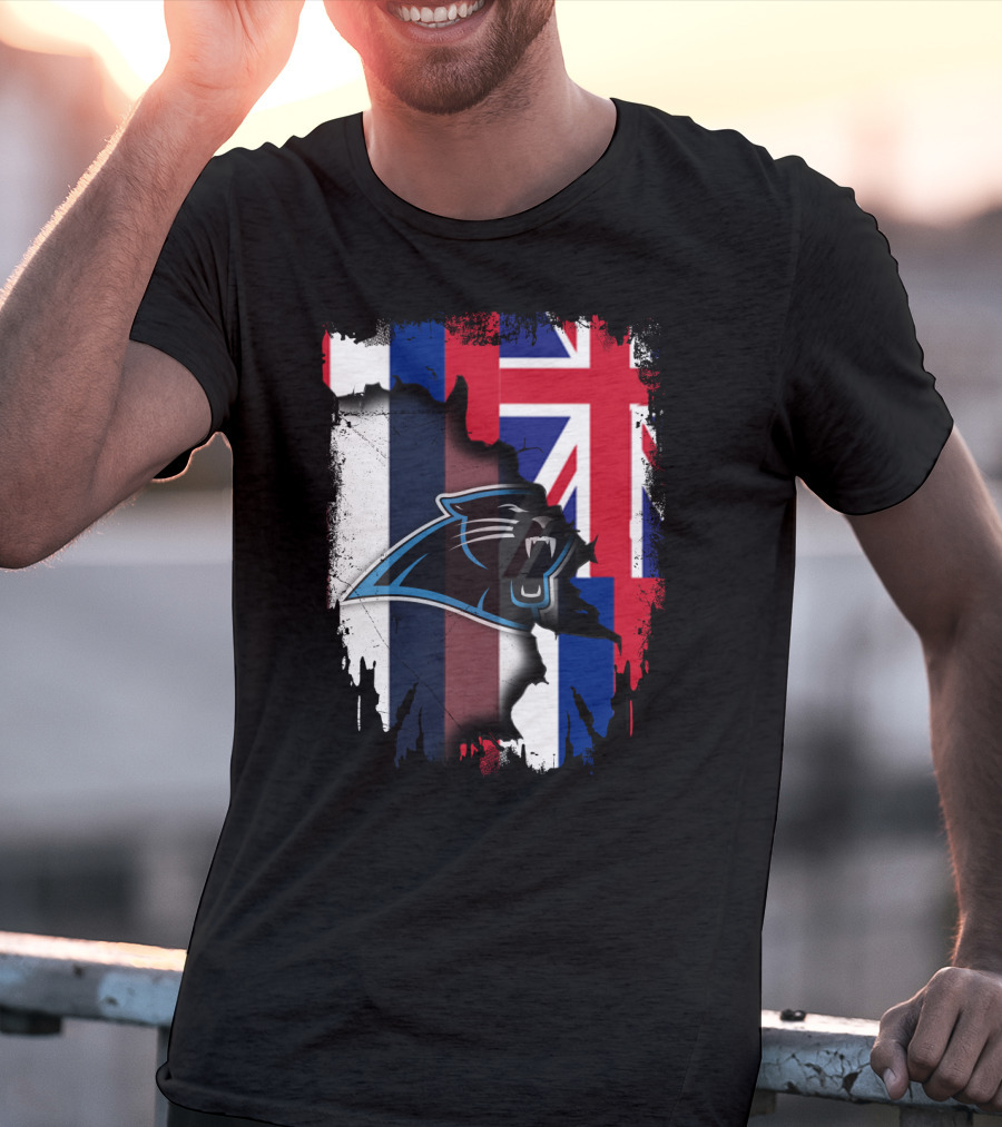 Together Hawaii Panthers Union Flag Fusion T-Shirt