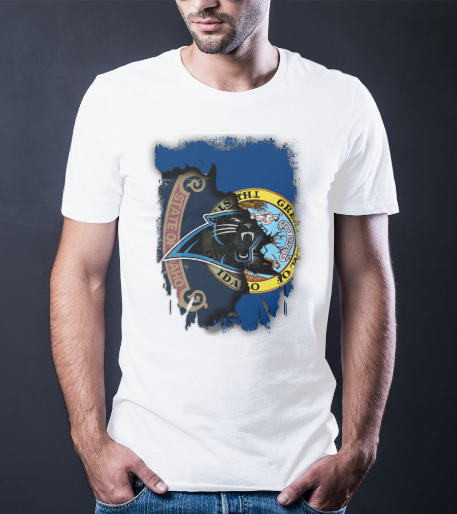 Idaho State Pride With Carolina Panthers T-Shirt