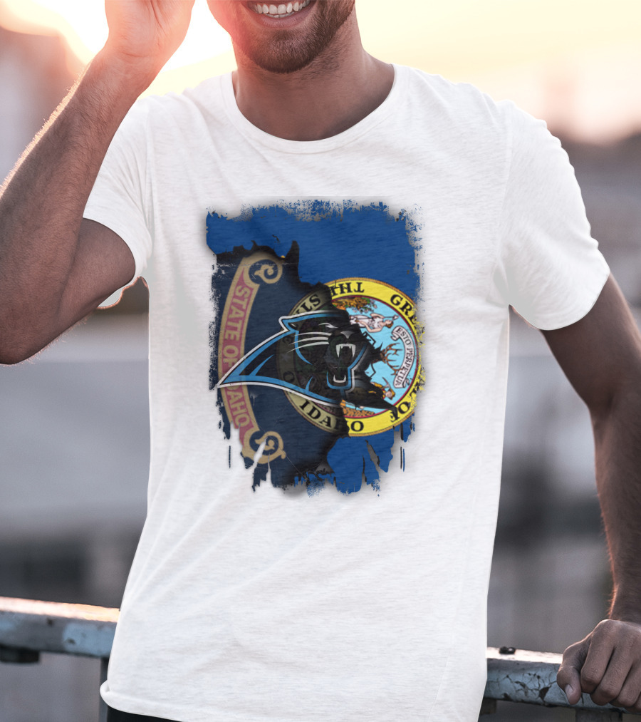 Idaho State Pride With Carolina Panthers T-Shirt