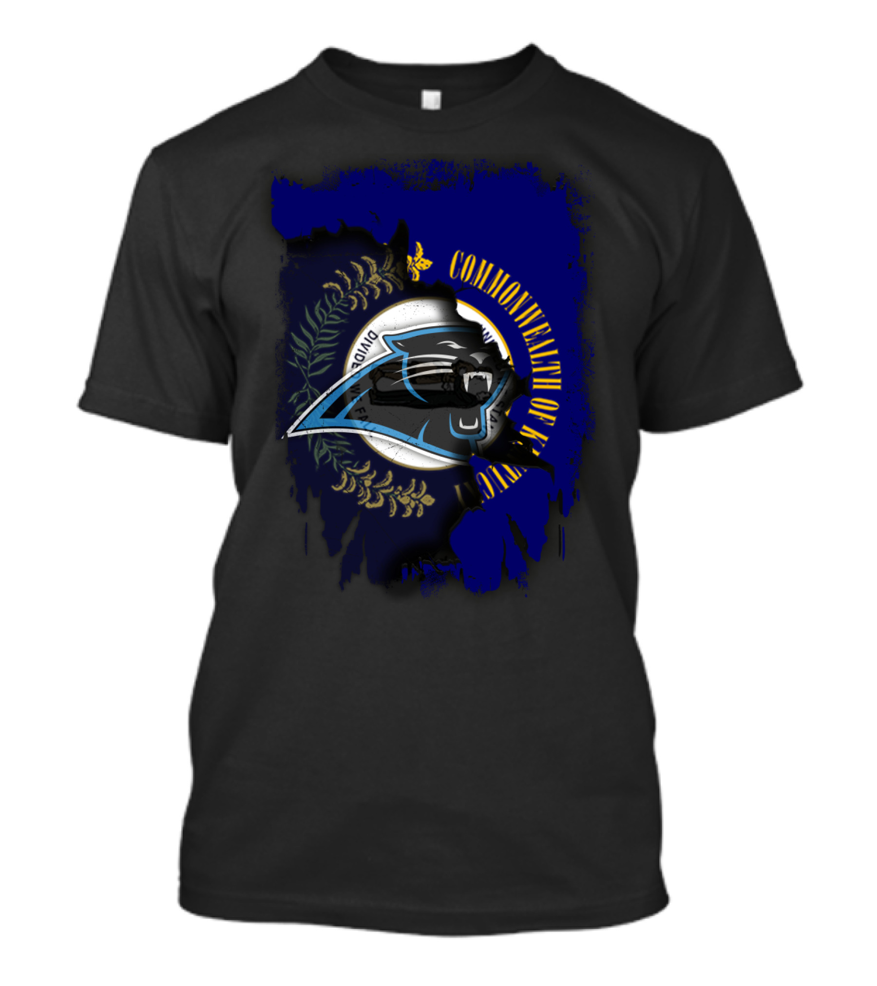Together Kentucky Commonwealth With Carolina Panthers T-Shirt