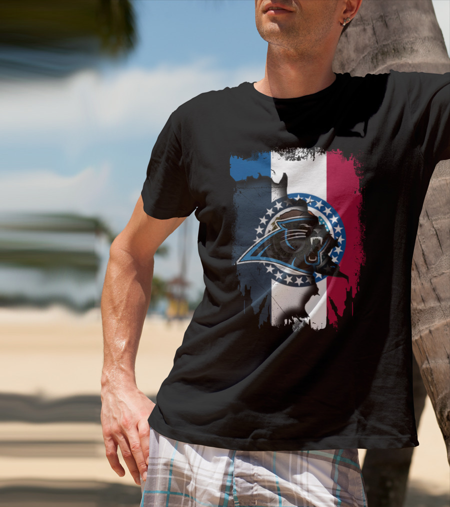 Together Missouri With Panthers Flag Design Stars And Claws T-Shirt