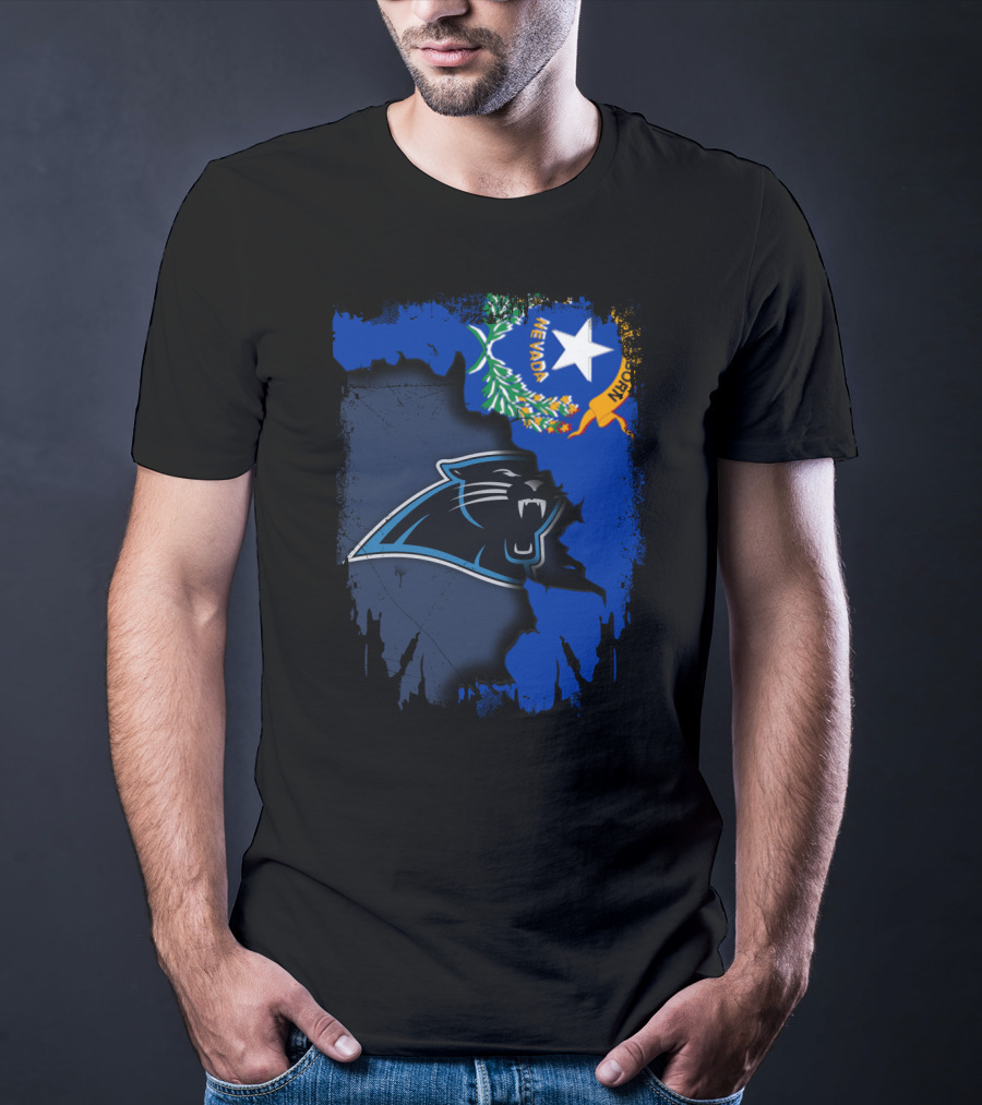 Nevada Panthers Collaboration With State Flag Elements T-Shirt