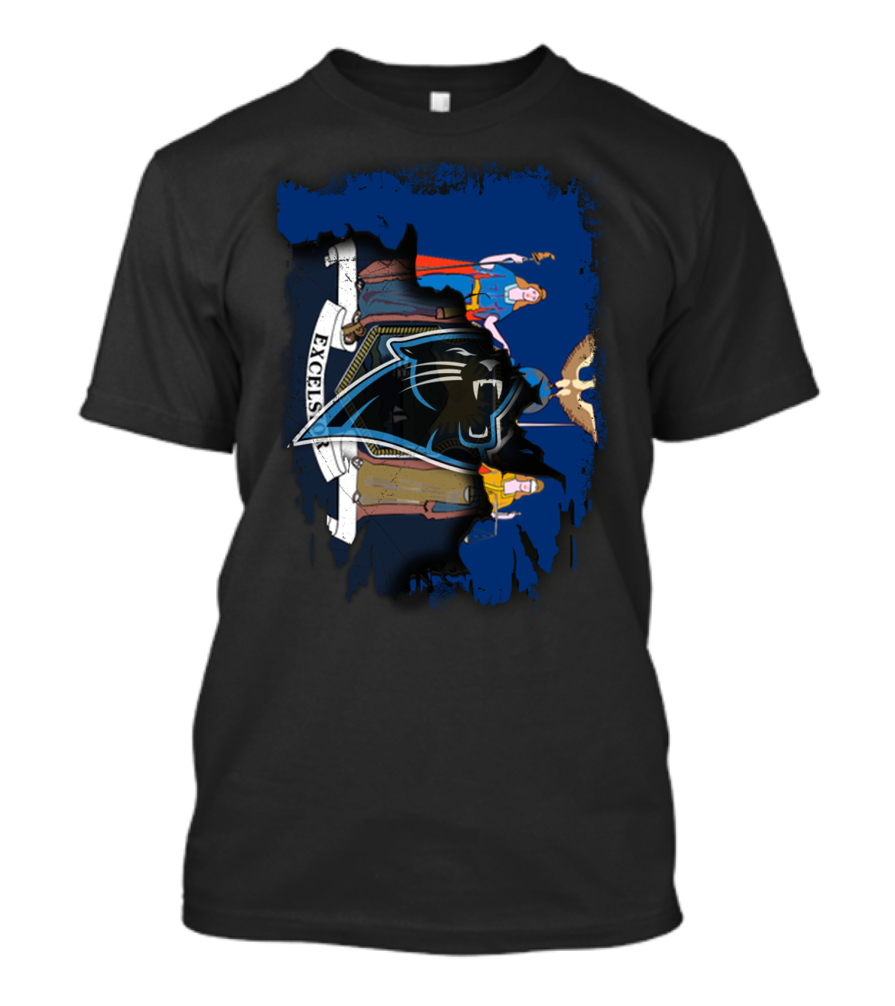 Together New York Excelsior With Panthers T-Shirt