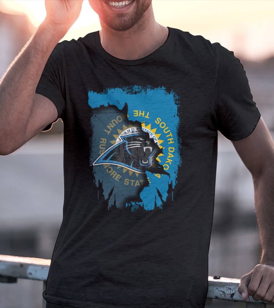 South Dakota Rushmore State With Panthers T-Shirt