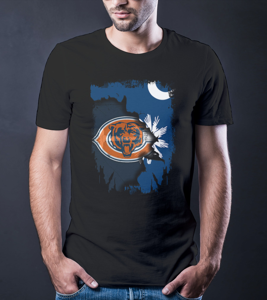 Chicago Bears South Carolina State Unity T-Shirt