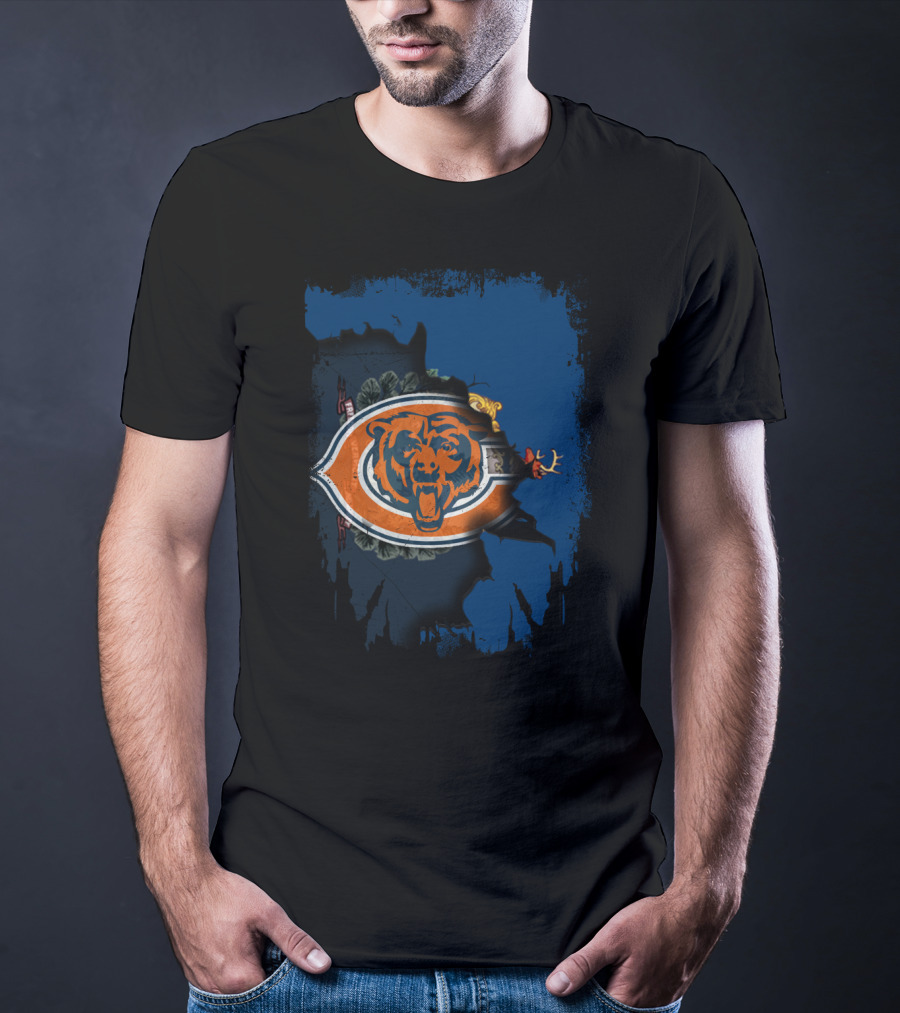 Together Vermont Bears Chicago Football Logo Elements T-Shirt